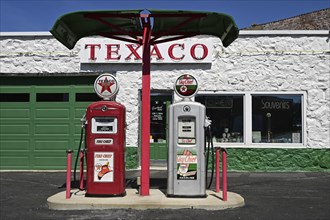 Historic Texaco petrol station, Route 66, Galena, Kansas