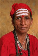 Female hindu ascetic, Nepal, Asia