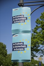 CDU election poster for the 2024 European elections, Berlin, Germany, Europe