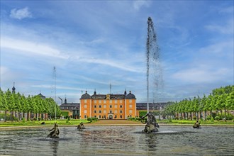 Schwetzingen Palace and Palace Gardens, Schwetzingen, Baden-Wuerttemberg, Germany, Europe