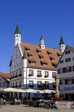 Old Town, Town Hall, Biberach an der Riss, Upper Swabia, Baden-Wuerttemberg, Germany, Europe