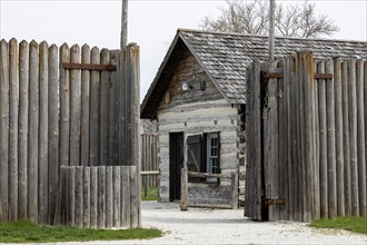 Fort Dodge, Iowa, William Williams' sutler cabin at the Fort Museum and Frontier Village. Operated