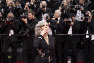 Cannes, France, 14 May 2024: Jane Fonda during the opening of the 77th Cannes International Film