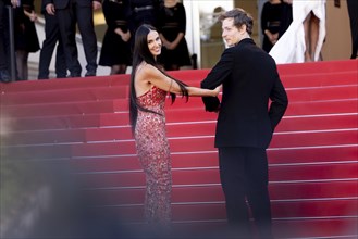 Cannes, France, 17.5.2024: Demi Moore and Mike Faist at the premiere of Kinds of Kindness on the