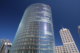 Potsdamer Platz, skyscrapers, railway tower, Sony Center, Beisheim Center, Ritz Carlton luxury