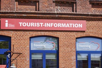 Tourist information centre in Toenning, North Friesland district, Schleswig-Holstein, Germany,