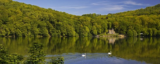 Seeschloesschen, also known as Funkenburg or Villa Niedernhofen, north shore, Hengsteysee,