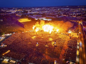 1st Rammstein Concert 2024 in Dresden, Dresden, Saxony, Germany, Europe