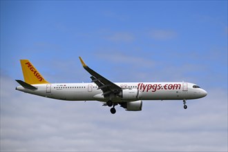 Pegasus aircraft, Airbus A321neo, TC-RBH, Zurich Kloten, Switzerland, Europe