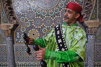Sufi mystic, gnaoua, Rabat, Morocco, Africa