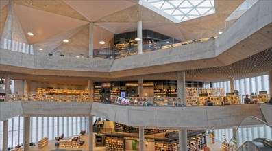 Library Deichman Panorama Interior Oslo Norway