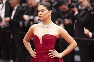 Cannes, France, 14 May 2024: Shanina Shaik during the opening of the 77th Cannes International Film