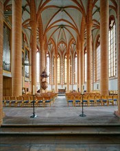 Heiliggeistkirche, interior view, Old Town of Heidelberg, Baden-Wuerttemberg, Germany, Europe