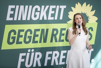 Terry Reintke, top candidate for the European elections of Buendnis 90/DIE Gruenen, photographed at