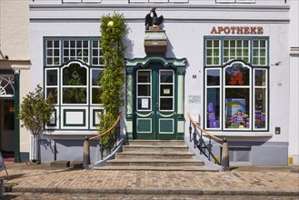 Adler-Apotheke, Royal Privileged Pharmacy in Friedrichstadt, District of North Friesland,