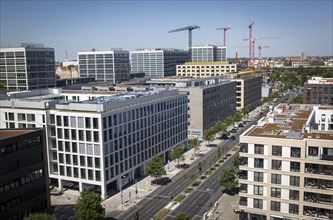 New-build flats and offices in Berlin, Heidestrasse (photo for editorial use only, no property