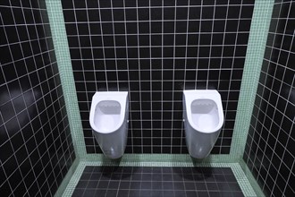 Toilet, European Parliament, 1 All. du Printemps, Strasbourg, Departement Bas-Rhin, France, Europe