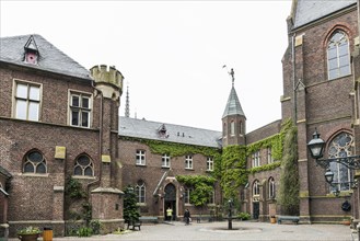 Brunnenhof, Basilica of St Mary, Basilica of St Mary, place of pilgrimage, Kevelaer, Lower Rhine,