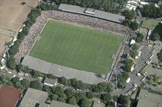 Historical from 1993, Werner Koch Stadium, FC St. Pauli Stadium, aerial view, historical,