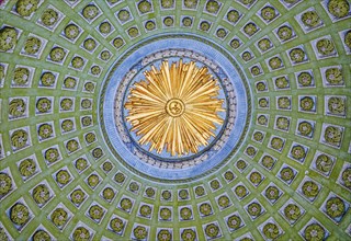 Dome of the Temple of Apollo, Schwetzingen Palace Gardens, Schwetzingen, Baden-Wuerttemberg,