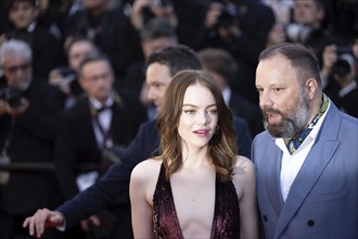 Cannes, France, 17.5.2024: Emma Stone and Yorgos Lanthimos at the premiere of Kinds of Kindness on