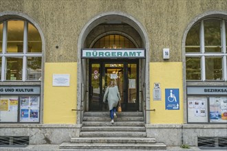 Citizens' Office, Town Hall, Kirchstrasse / Teltower Damm, Zehlendorf, Berlin, Germany, Europe