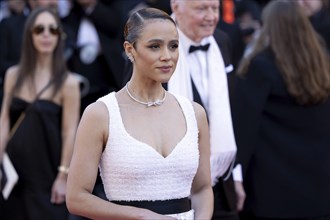 Cannes, France, 16.5.2024: Nathalie Emmanuel at the premiere of Megalopolis on the red carpet of