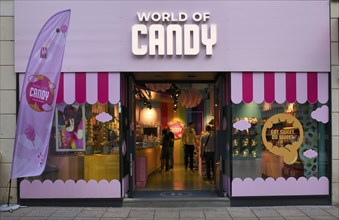 Franchise chain, World of Candy, candy shop, pedestrian zone, Koenigsstrasse, Stuttgart,