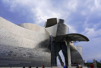 Guggenheim Museum, Bilbao, Basque Country, Spain, Europe, A modern building with a unique