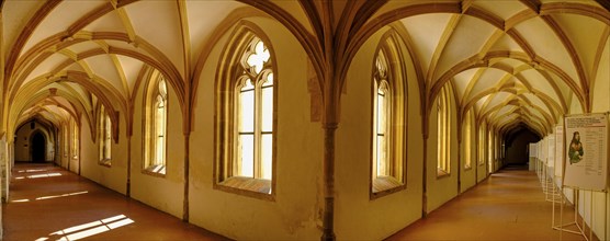 Cloister, Blaubeuren Monastery, Swabian Alb, Baden-Wuerttemberg, Germany, Europe