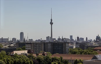 View of Berlin Alexanderplatz and the television tower (photo for editorial use only, no property