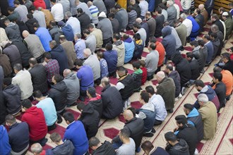 Muslims in Berlin gathered for prayer on 1 May 2015 at the Dar Assalam Mosque, Neukoelln Meeting