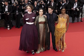Cannes, France, 14.5.2024: Jury members Un Certain Regard: Vicky Krieps, Asmae El Moudir, Xavier