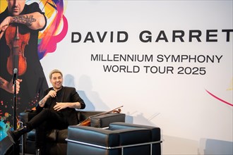 David Garrett, Press conference for the new tour Millennium Symphony World Tour 2025 at Flora,