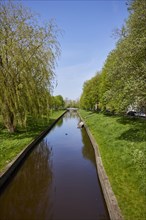 Mittelburggraben in Friedrichstadt, North Friesland district, Schleswig-Holstein, Germany, Europe