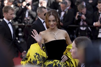 Cannes, France, 17.5.2024: Kylie Verzosa at the premiere of Kinds of Kindness on the red carpet of