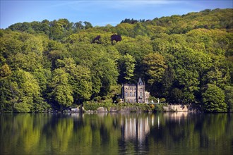 Seeschloesschen, also known as Funkenburg or Villa Niedernhofen, north shore, Hengsteysee,