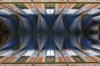 Interior view, Basilica of St Mary, Basilica of St Mary, place of pilgrimage, Kevelaer, Lower