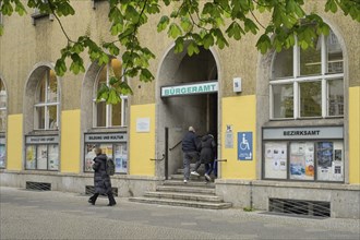 Citizens' Office, Town Hall, Kirchstrasse / Teltower Damm, Zehlendorf, Berlin, Germany, Europe