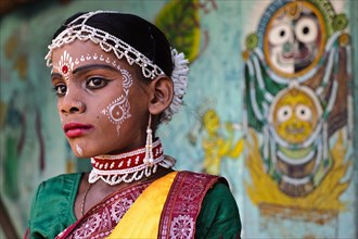 Gotipua dancer, traditional hindu dance, odisha, India, Asia
