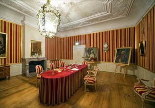 Conference room of Elector Carl Theodor, Schwetzingen Palace, interior view, Schwetzingen,