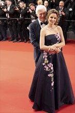 Cannes, France, 17.5.2024: Richard Gere and Alejandra Silva at the premiere of Oh, Canada on the