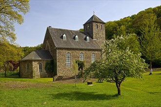 Protestant church in Unterburg, Solingen, Bergisches Land, North Rhine-Westphalia