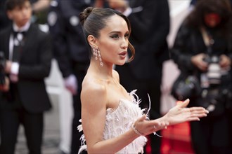 Cannes, France, 14 May 2024: Cinta Laura Kiehl during the opening of the 77th Cannes International