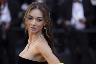 Cannes, France, 17.5.2024: Kylie Verzosa at the premiere of Kinds of Kindness on the red carpet of
