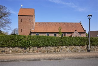 Deezbuell Apostle Church of the Evangelical Lutheran Parish of Niebuell, North Friesland District,