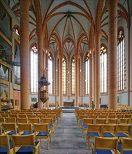 Heiliggeistkirche, interior view, Old Town of Heidelberg, Baden-Wuerttemberg, Germany, Europe