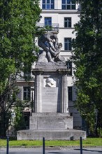 Monument, Rudolf Virchow, Karlplatz, Mitte, Berlin, Germany, Europe