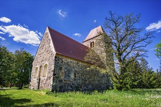 Drahnsdorf village church, Dahme-Spreewald, Brandenburg, Germany, Europe