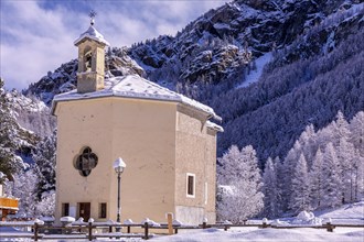 The Sainte Anne Chapel, Lillaz, Aosta, Italy, Europe